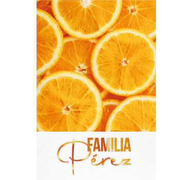 Poster cocina naranja - TenVinilo