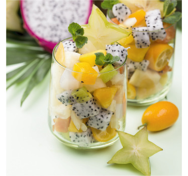 Αφίσα κουζίνας Μάνγκο και πράσινα γυαλιά - TenStickers