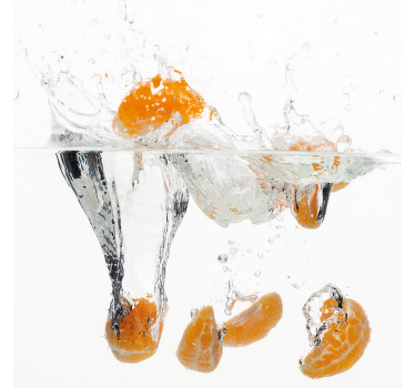 厨房宣传画 水中的水果 - TenStickers