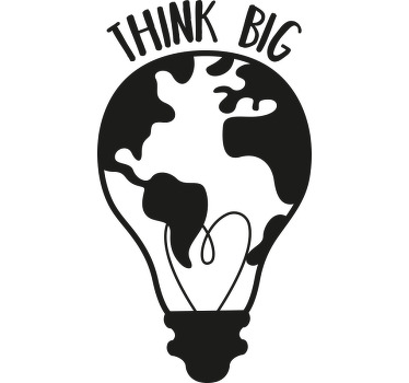 办公室宣传画让您与世界同思共进 - TenStickers