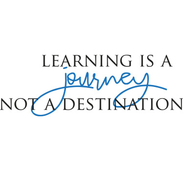 办公室宣传画：关于旅程的美好名言 - TenStickers