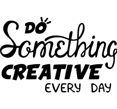 Office poster inspire daily creativity - TenStickers