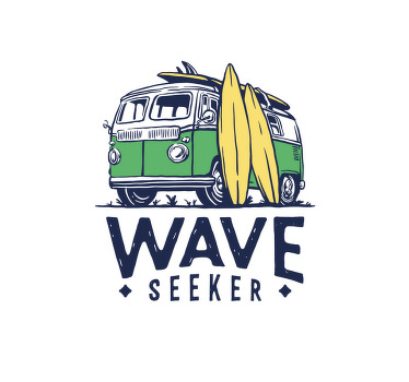 青少年卧室的宣传画青年冲浪者车 - TenStickers