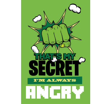 Poster for teenager i'm always angry - TenStickers