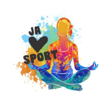 Plakat do pokoju nastolatka kocham sport i jogę - TenStickers