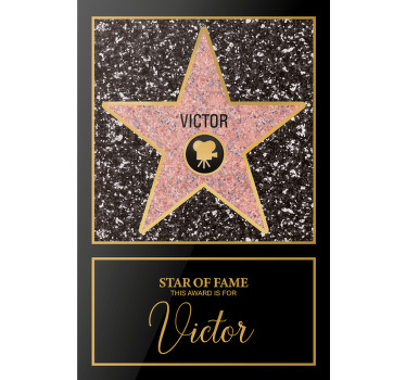 客厅海报定制名人星光 - TenStickers