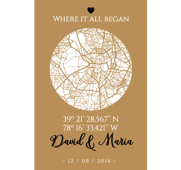 客厅海报 追溯一切的起点 - TenStickers