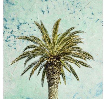 Αφίσα για το σαλόνι με σχέδιο ρετρό φοίνικα - TenStickers