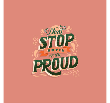 Αφίσα για το σαλόνι με υπερηφάνεια - TenStickers