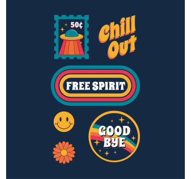 Αφίσα για το σαλόνι διασκέδαση και χαλάρωση 70's - TenStickers