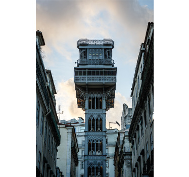 Αφίσα για το σαλόνι ανυψωτήρας Λισαβόνας - TenStickers