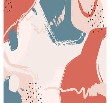 Poster salón formas de arte abstracto - TenVinilo