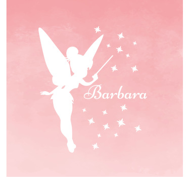 Poster d'arredo per la cameretta fata personalizzata - TenStickers