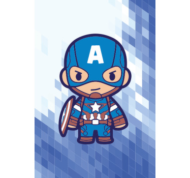 Nursery poster featuring kids' avengers superheroes - TenStickers