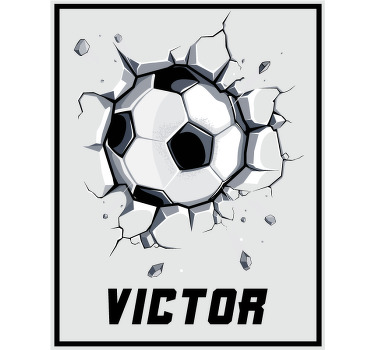 Nursery poster for breaking ball design - TenStickers