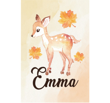 Poster dormitorio infantil ciervo - TenVinilo