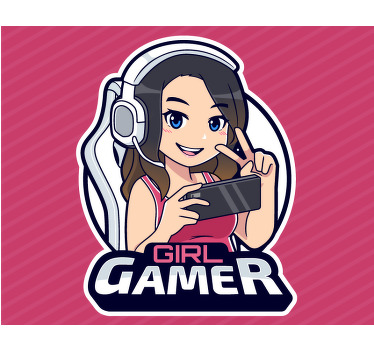 Gaming poster für mädchen gamer - TenStickers