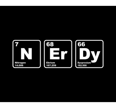 Gaming poster mit chemischen elementsymbolen - TenStickers