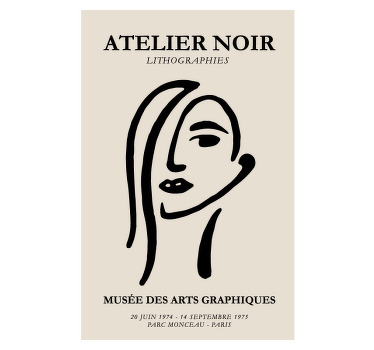 Quote poster black studio - TenStickers