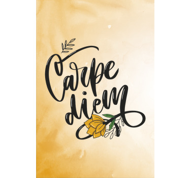 문구가 있는 포스터 오늘을 즐겨라 - TenStickers