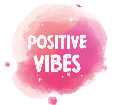 Poster zitat positive energie - TenStickers