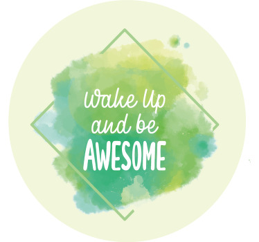 Poster zitat entfalte das außergewöhnliche - TenStickers