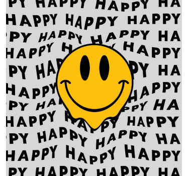 Poster for teenager smiling emoji joy - TenStickers