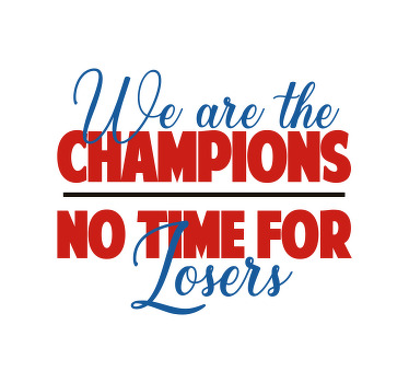 Champions rallying spirit poster for teenager - TenStickers