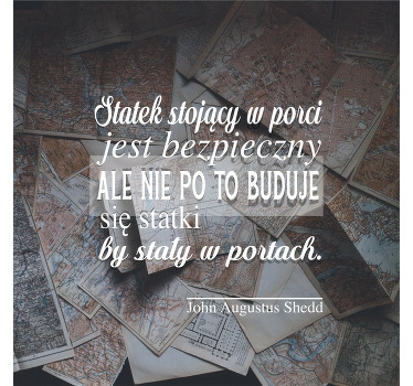 Plakat z frazą cytat o rozwoju - TenStickers