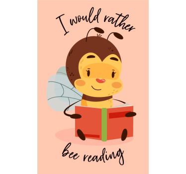 Poster zitat ich würde lieber lesen - TenStickers