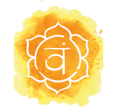 Zen poster beautiful sacral chakra symbol - TenStickers