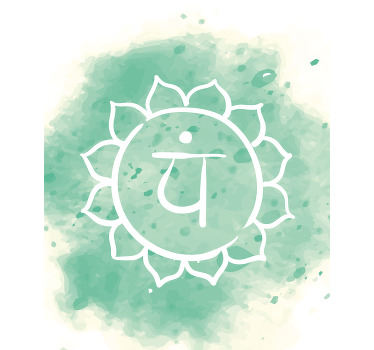 Zen poster beautiful heart chakra symbol - TenStickers