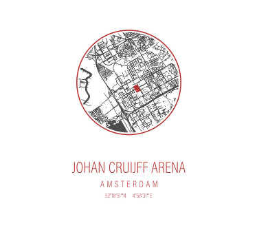 Sports poster amsterdam arena - TenStickers