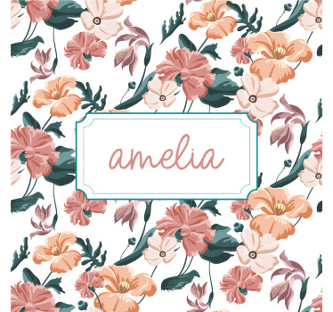 Personalisierte poster botanische anordnung - TenStickers