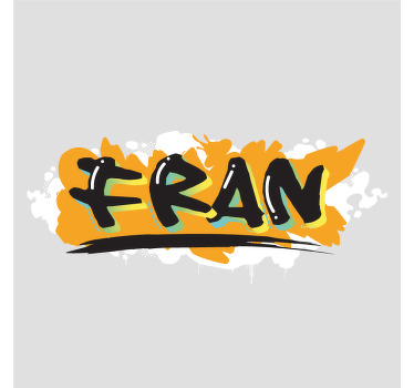 Personalisierte poster im fetten schriftstil - TenStickers