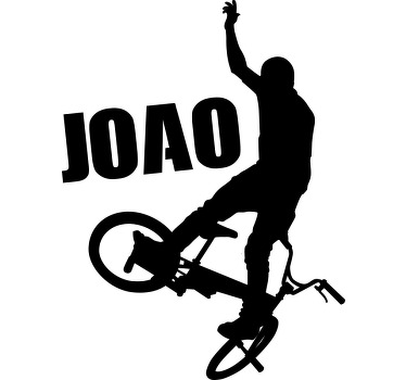 Poster ciclismo bxm com nome - TenStickers