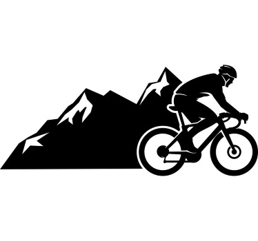 Poster ciclismo corrida de ciclismo - TenStickers