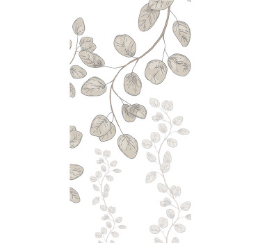 Poster de plantas folhas jovens estilo provençal - TenStickers
