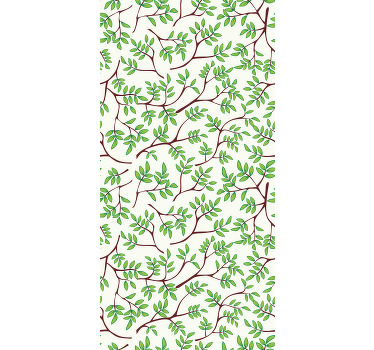 Poster de plantas padrão de ramos finos - TenStickers