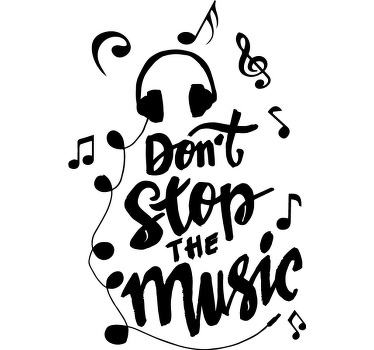 Poster musicales texto musical compuesto de notas - TenVinilo