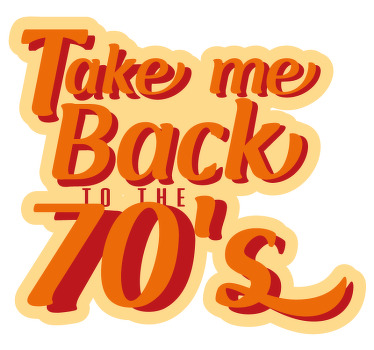 Poster vintage regreso a los 70's - TenVinilo