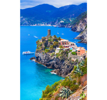 Poster paisajes realista italiano cinque terre - TenVinilo