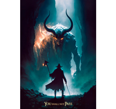 Poster for teenager you shall not pass - TenStickers