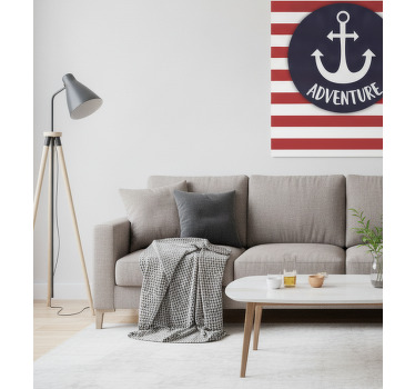 Poster for teenager customizable sailor anchor - TenStickers