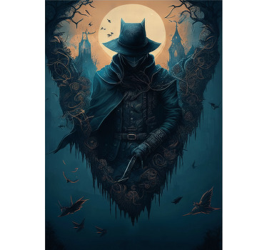 Poster for teenager mystery video game poster - TenStickers