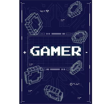 Gaming poster für retro gamer - TenStickers