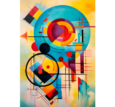 Art poster abstract expressionism print - TenStickers