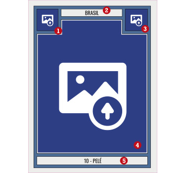Football poster customizable vinyl football sticker - TenStickers