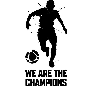 Champions forever football poster - TenStickers