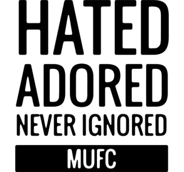 Football poster manchester united wall decal - TenStickers